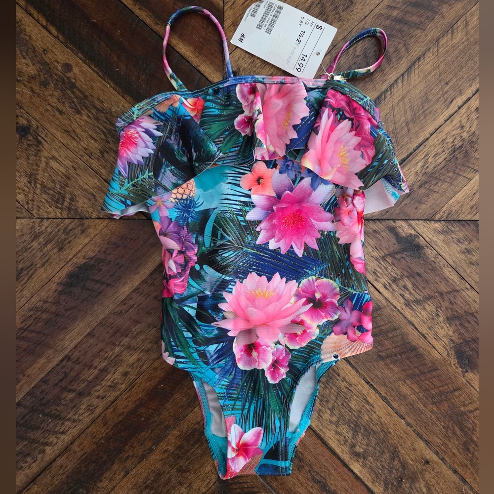 H&M Toddler Girl Floral Swimsuit